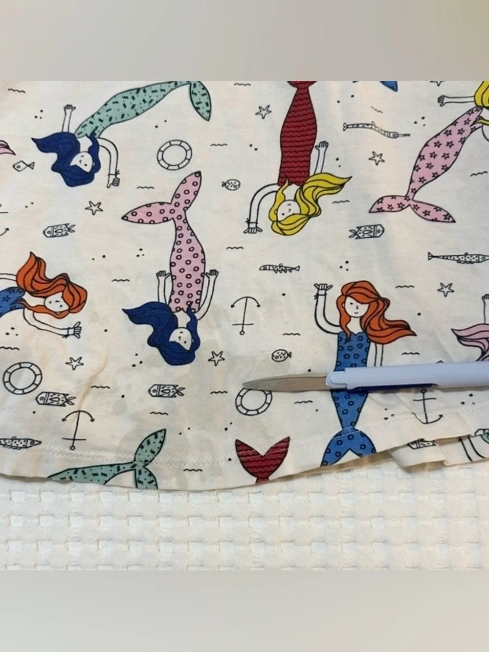 Hanna Andersson Bundle Of 2 Play Dresses Ladybug/Mermaid Girls Size 100 4